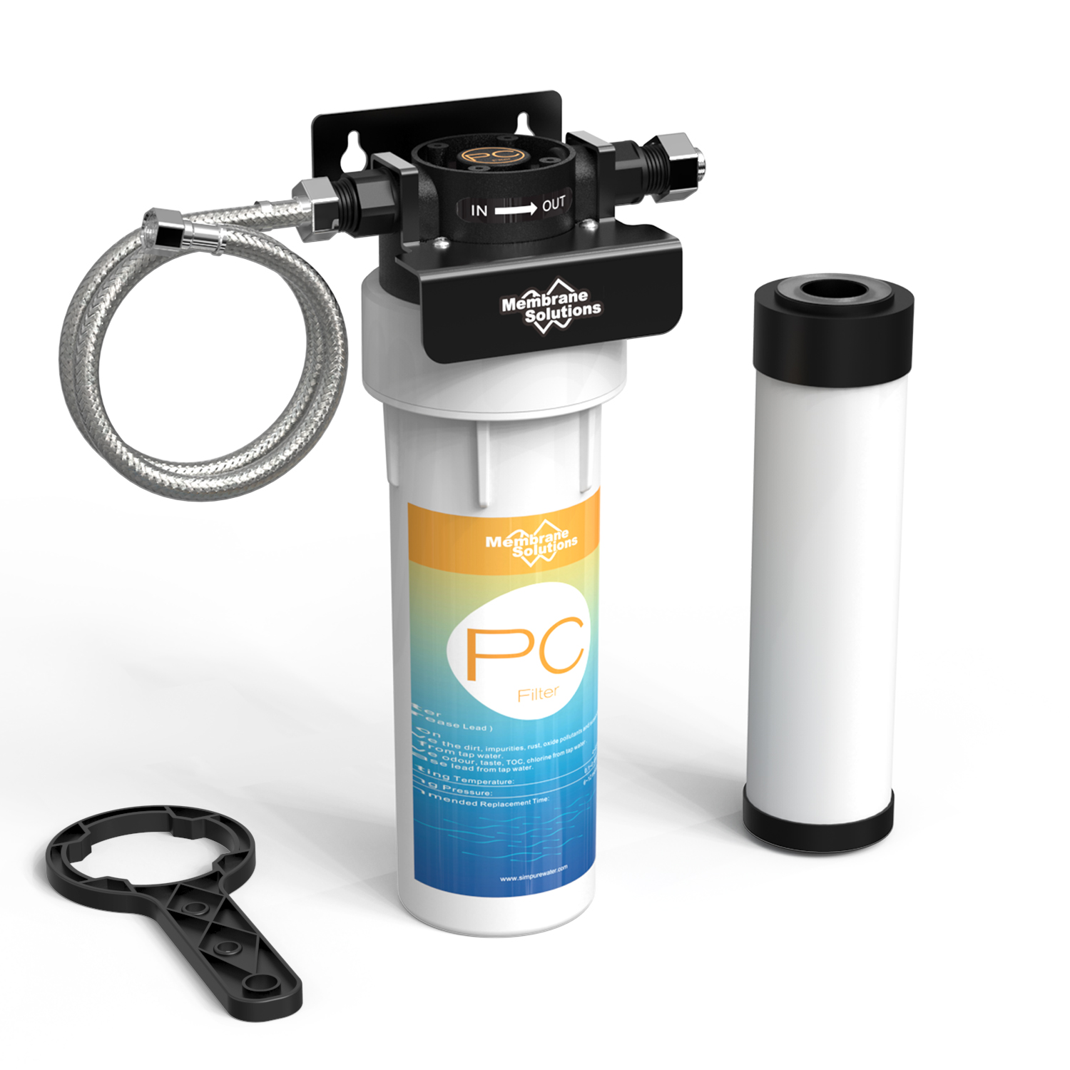 Multi-stage Whole House Under Sink Counter Sediment Drinking Water Filter System