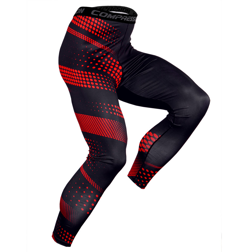 Men's Tights High-elastic Compression Pants Running Training Quick-drying Sport
