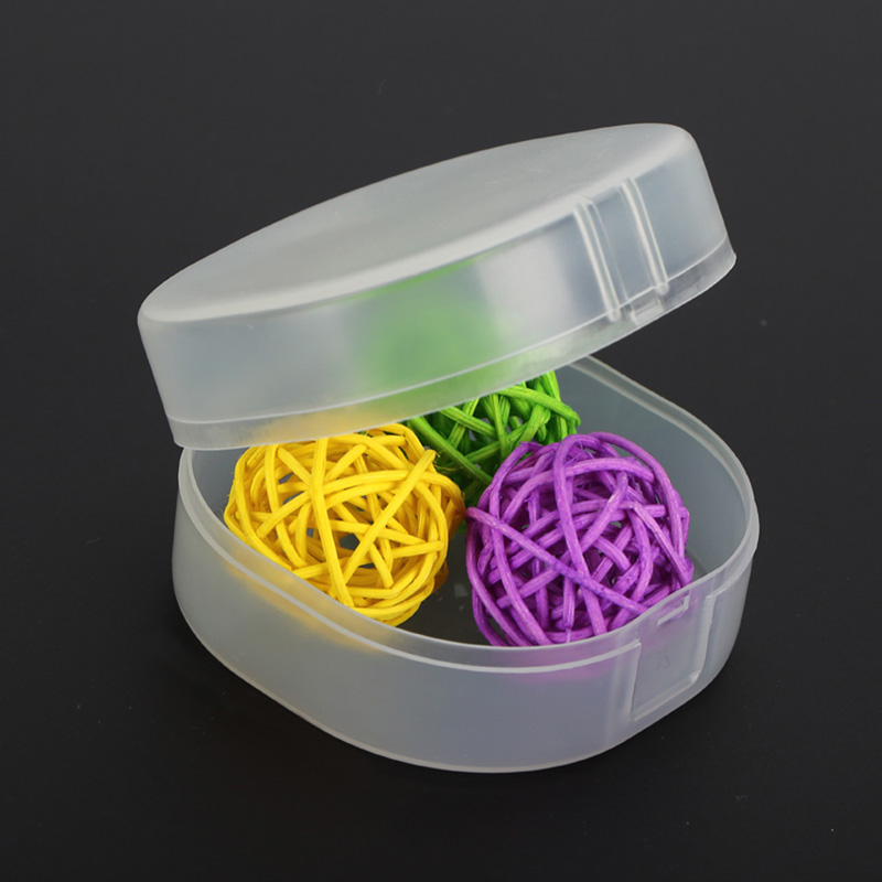 Mini Transparent Plastic Storage Box Jewelry Beads Screw Coins Container Cases 