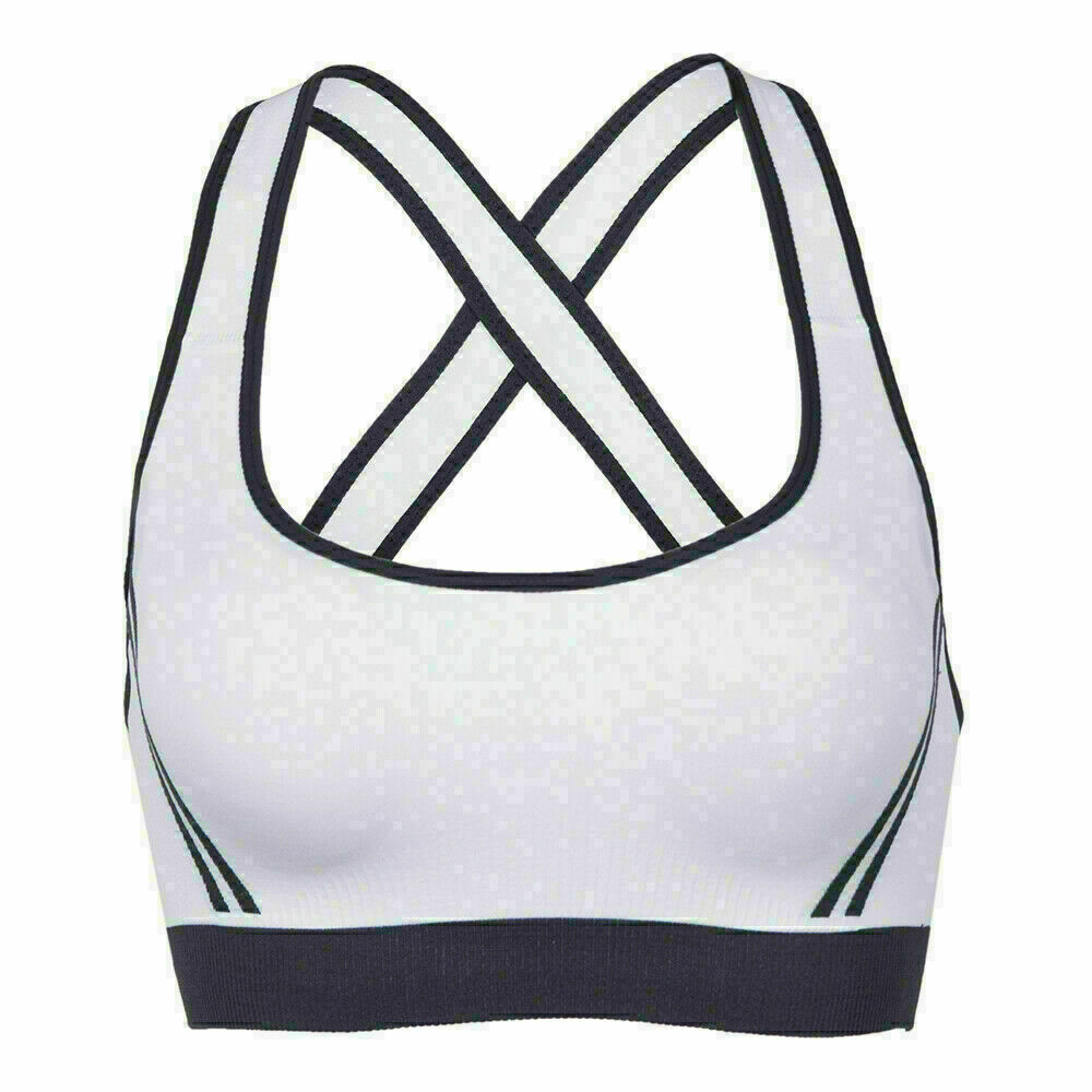 US Women Gym Run Yoga Bra Sport Padded Bra Tank Workout Fitness Push Up Top Vest