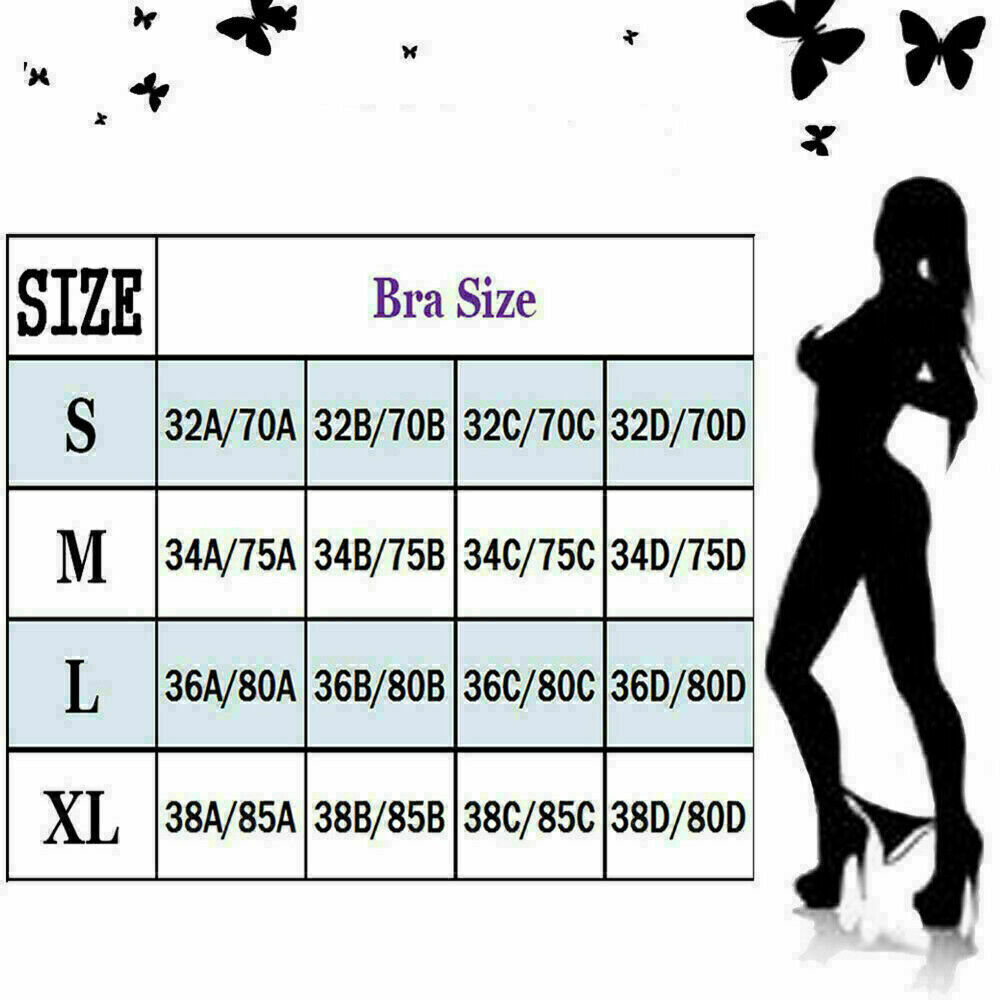 US Women Gym Run Yoga Bra Sport Padded Bra Tank Workout Fitness Push Up Top Vest
