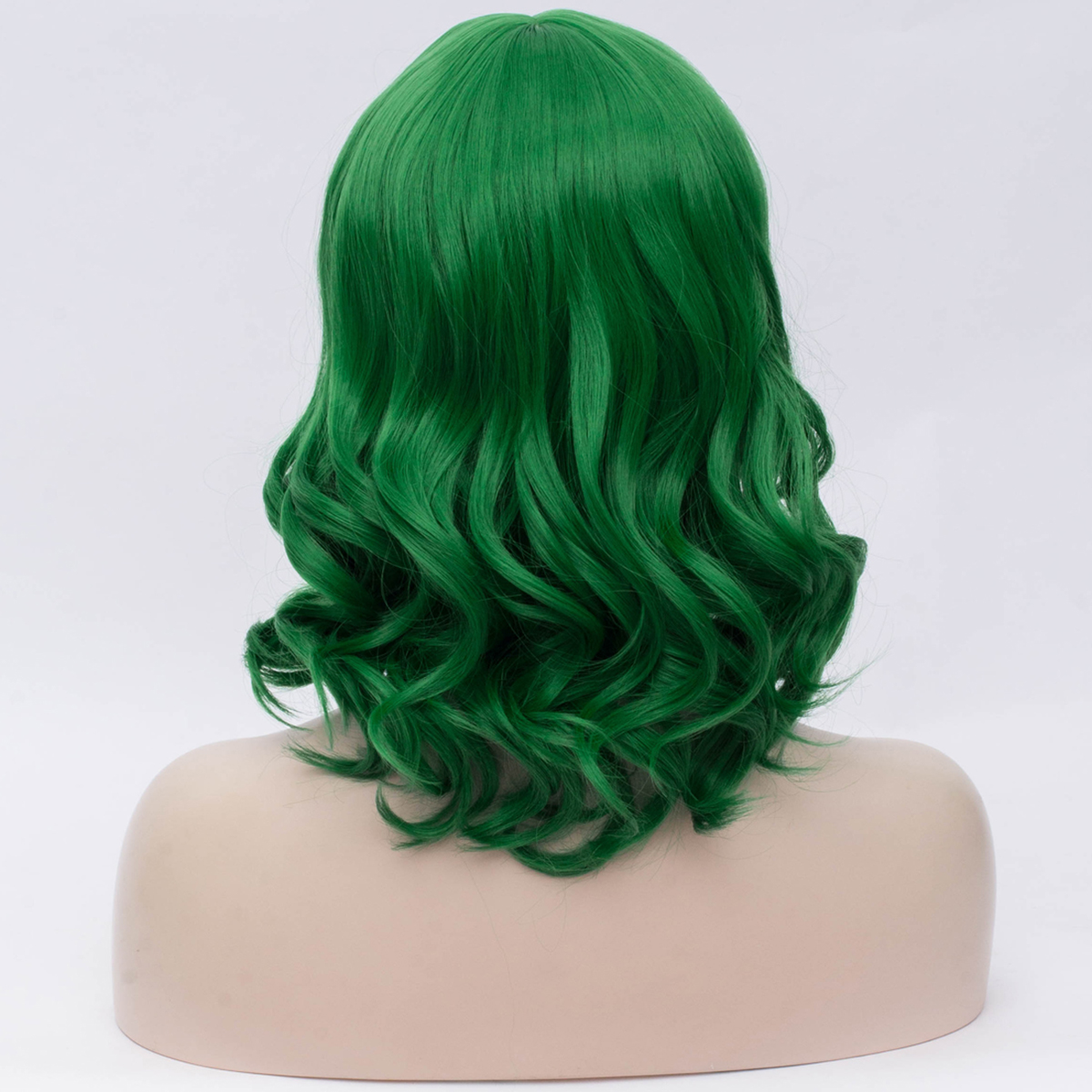 Anime Short Curly Wig Lady Bob with Fringe Synthetic Hair for Women Cosplay Pro