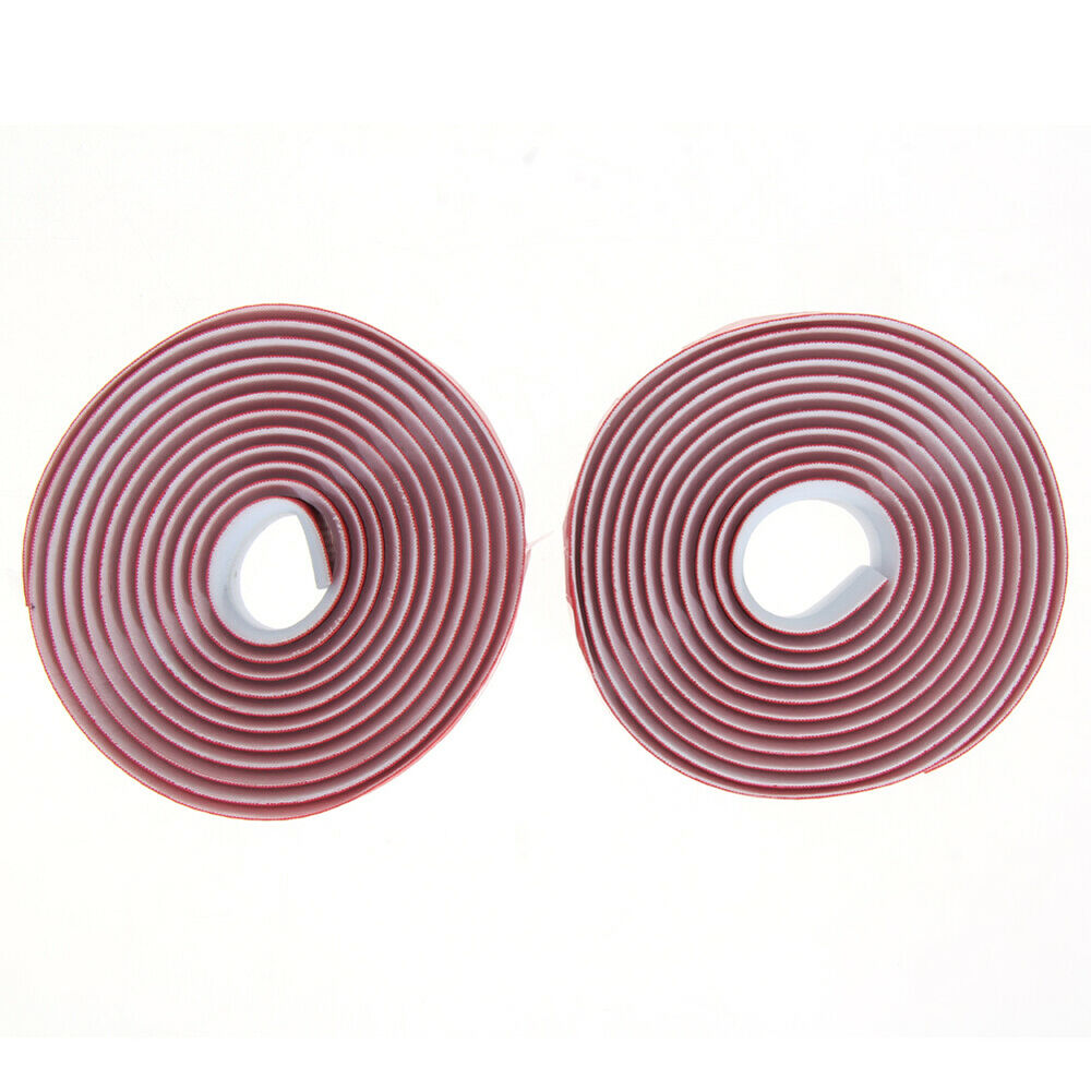 Carbon Fiber Bike Handlebar Tape Comfort GEL Road Wrap+2 Bar Belt Straps Supply