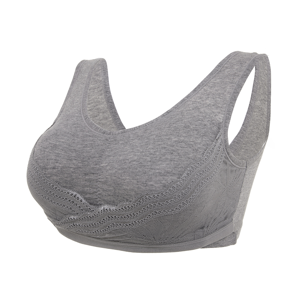 Women Sport Bra Mid Impact Yoga Bra Padded Running Fitness Blockout Vest Gymwear