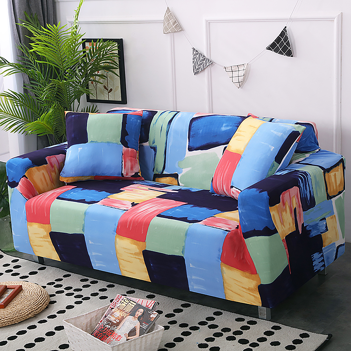 4 Seater Stretch Couch Sofa Lounge Covers Chair Loveseat Recliner Cover Easy Fit
