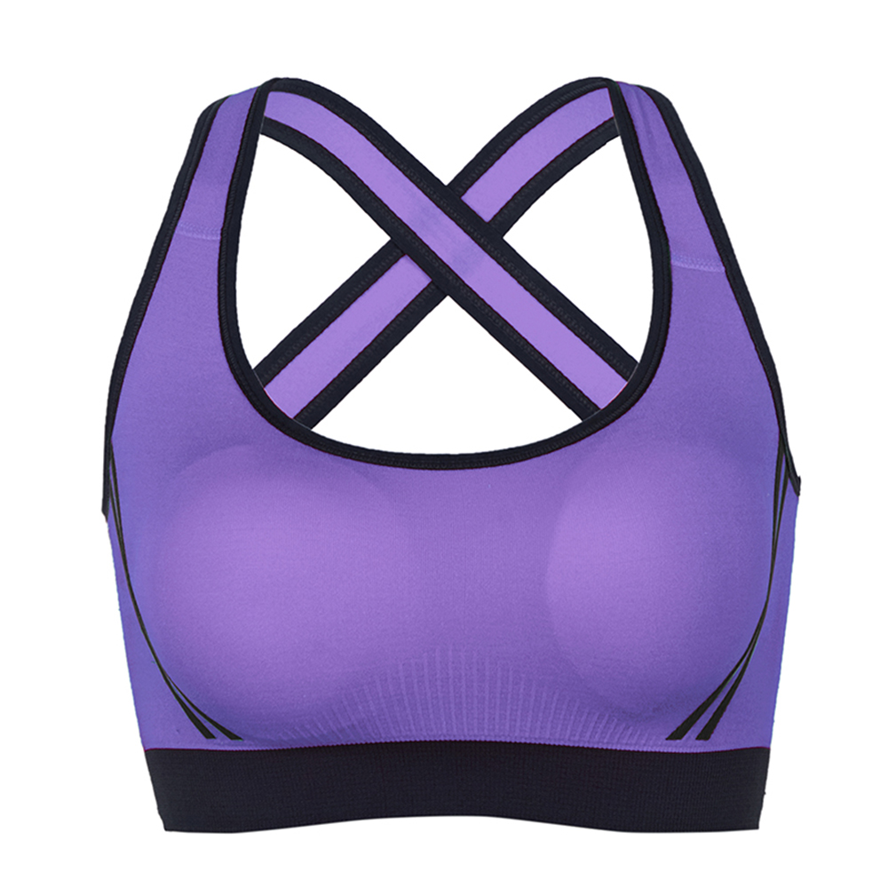 US Women/'s Gym Sports Yoga Bra Vest Fitness Workout Activewear Cropped Tank Tops