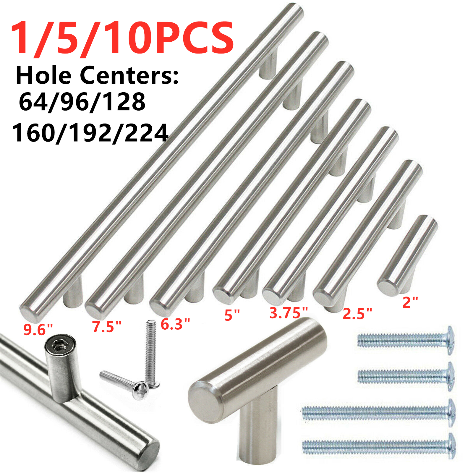 64mm 2 5 Hole Centers 100mm 4 Long 30 Pack Probrico 12mm