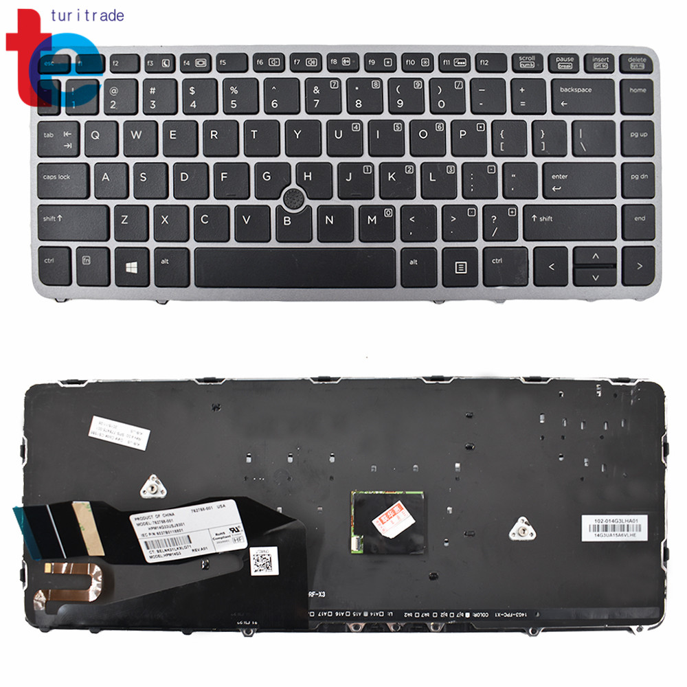 Keyboard For Hp Elitebook 840 G1 850 G1 Us Backlit 736654 001 731179 001 Usa Ebay 2712