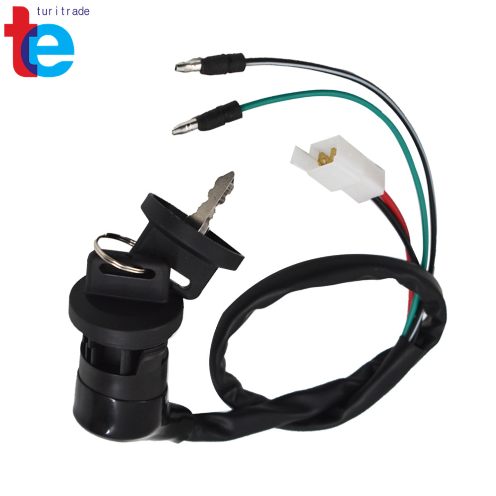 NEW Ignition Key Switch For 85-87 Honda TRX250 Fourtrax Shaftdrive Model#F58 US
