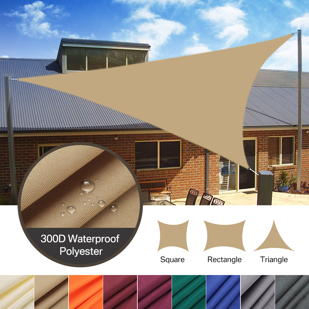 Sunlax 12 X Sand Color Square Uv Block Sun Shade Sail Canopy Color Square Uv Block Sun Shade Sail