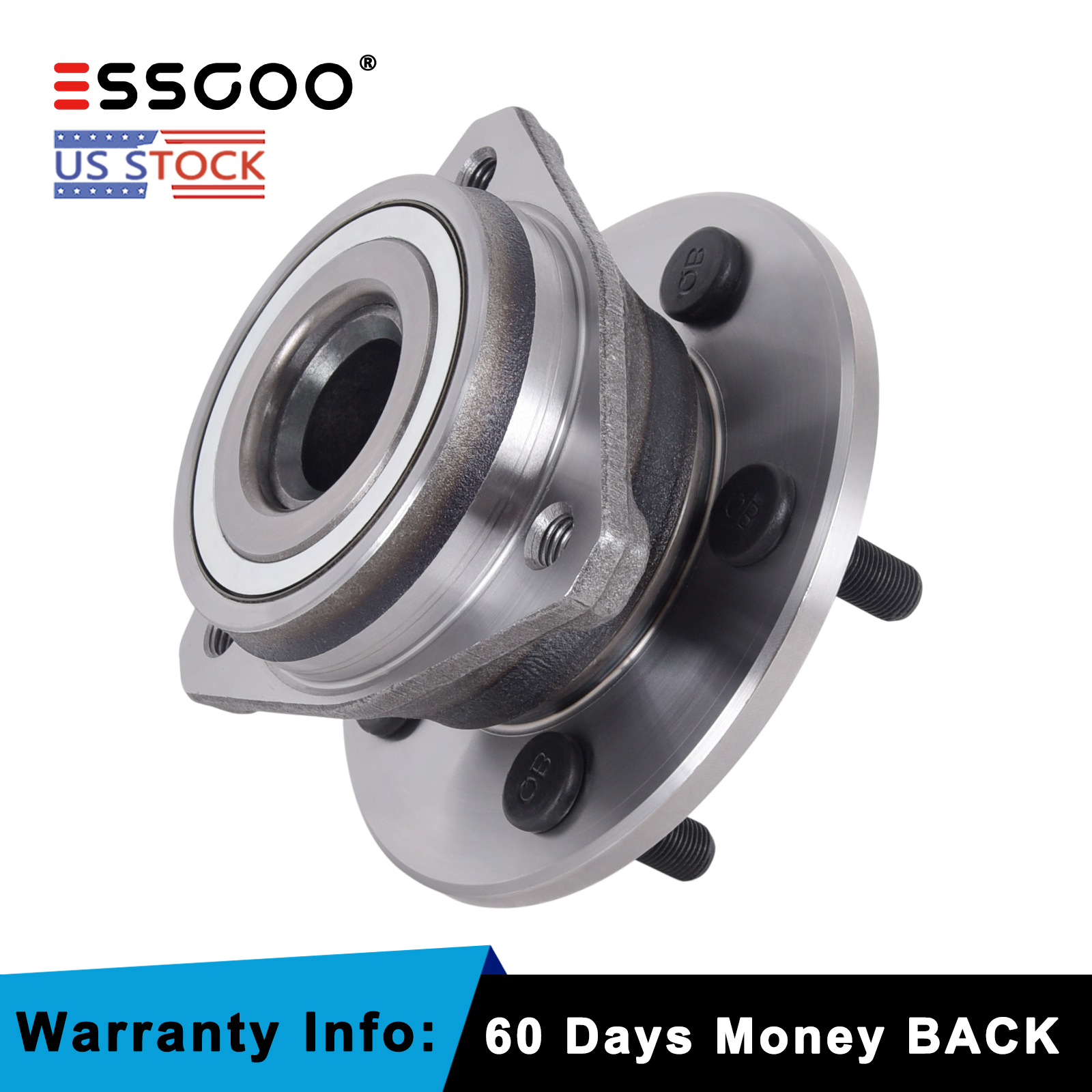 FRONT Wheel Hub & Bearing for 19901998 Jeep Grand Cherokee TJ Wrangle