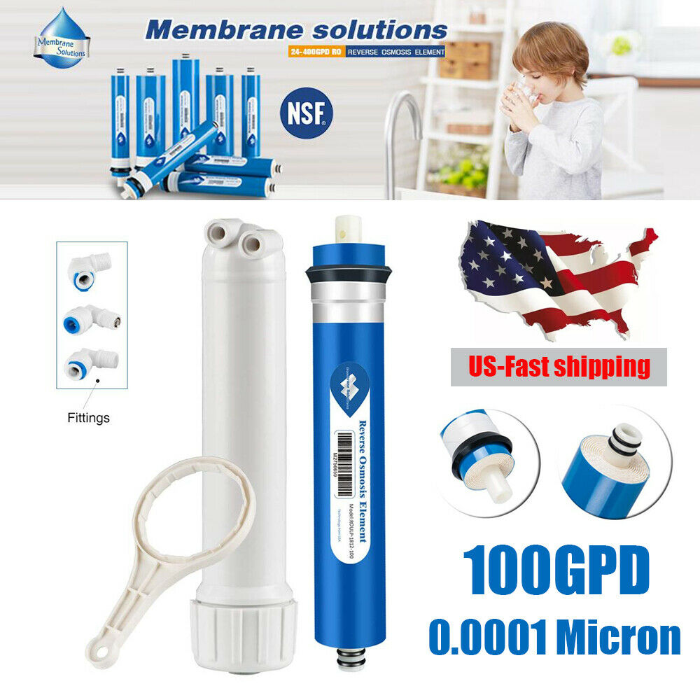 100gdp Ro Reverse Osmosis Membrane Water Filter Housing Processing Sea Water Ebay