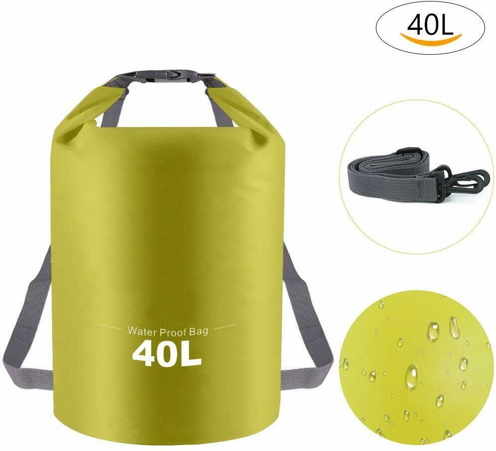 Prettyia 2pcs Waterproof Dry Bag Sack for Canoe Boating Kayaking Floating