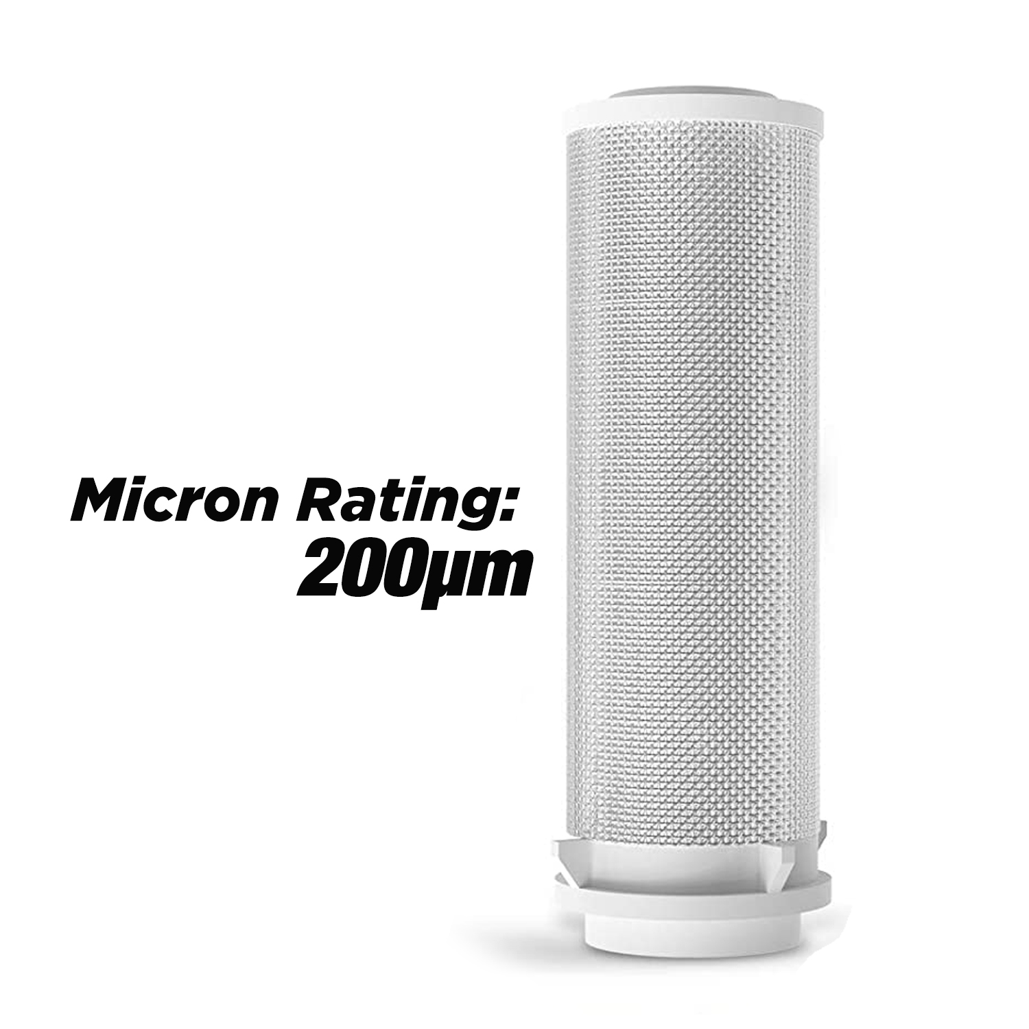 SimPure Whole House Spin Down Sediment Water Filter – Reusable 40/200 Micron – Gold