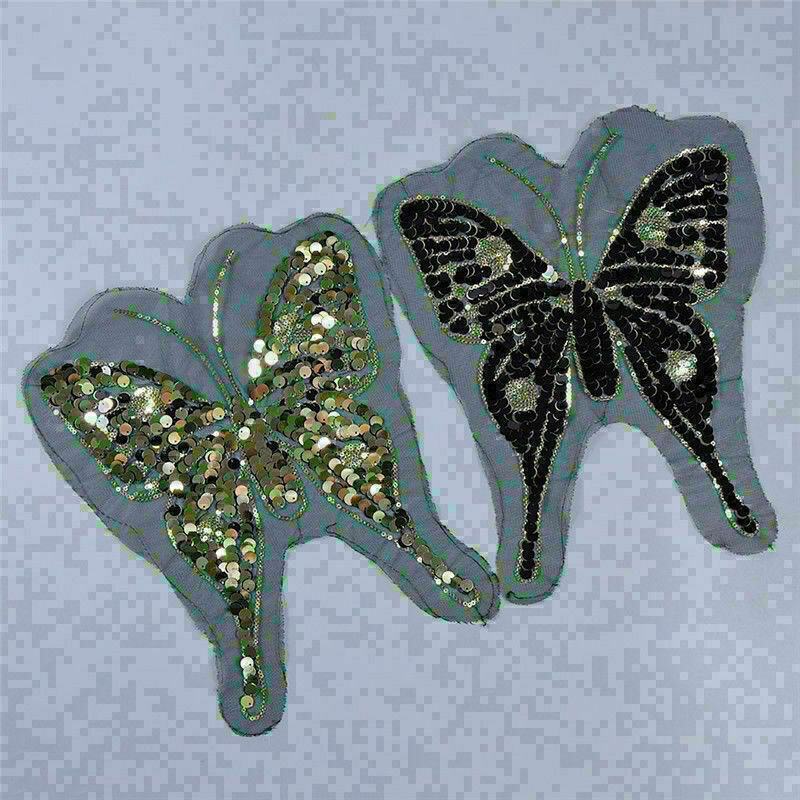 Diy embroidered iron on patches badge applique fabric sewing sticker