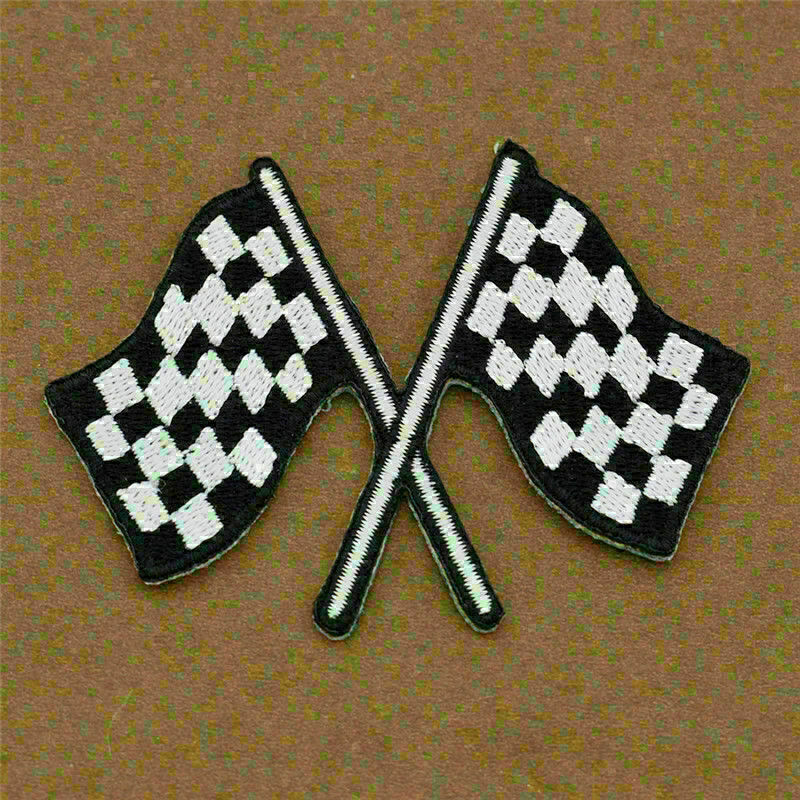 Diy embroidered iron on patches badge applique fabric sewing sticker