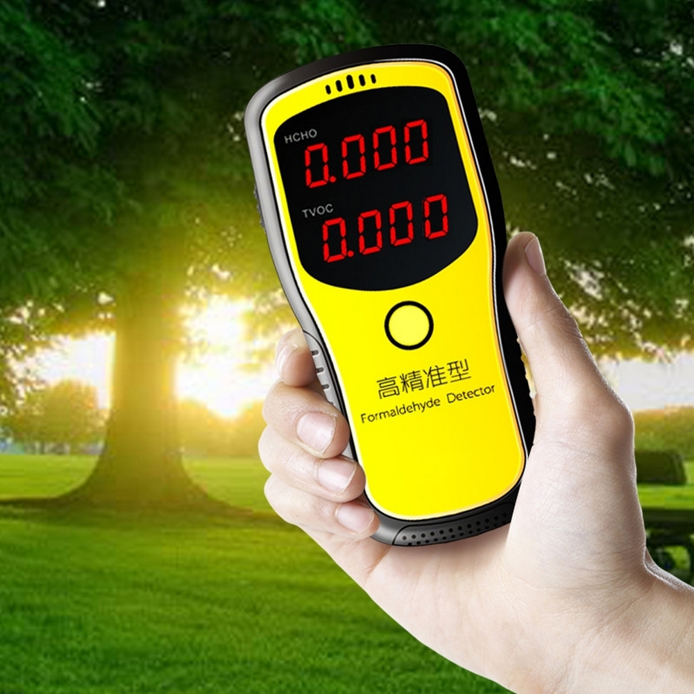 Digital LCD Display Gas Analyzer Monitor Air Quality Meter for Home Indoor Outdoor Carbon Dioxide Detector Air Quality Detector Formaldehyde Detector
