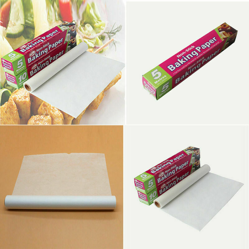5M Silicone Baking Paper Roll Greaseproof Paper Sheets NonStick