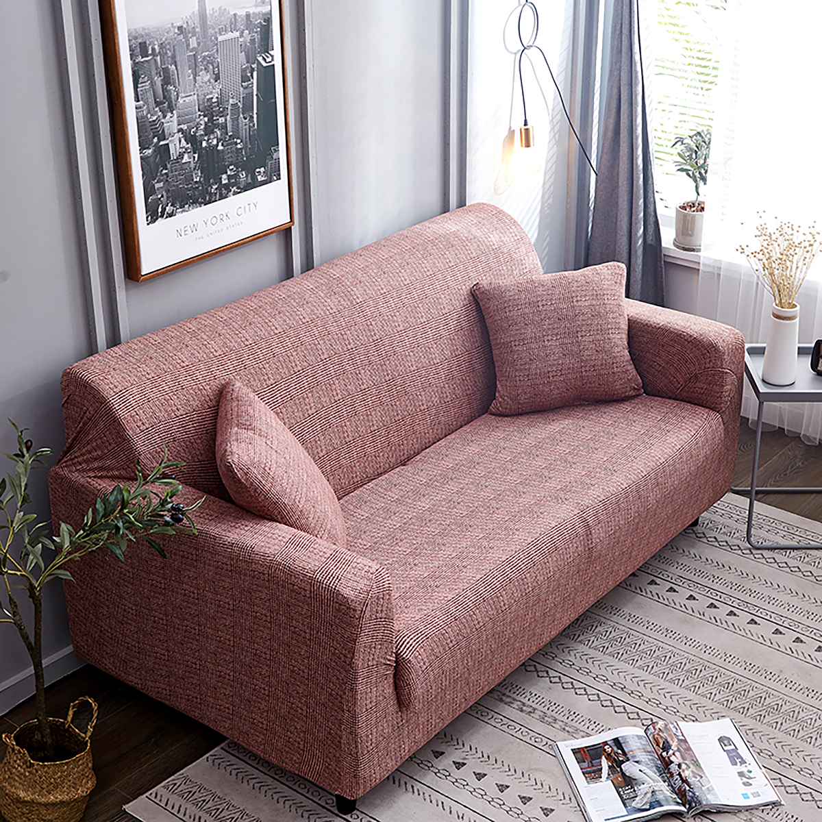 1/2/3/4Seater Stretch Sofa Cover Couch Lounge Recliner Chair Slipcover