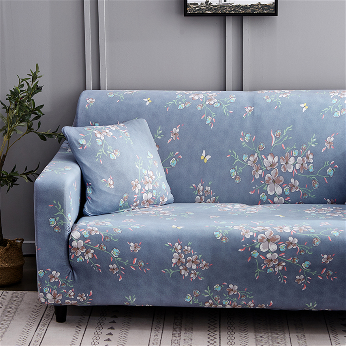 1/2/3/4 Seater Easy Fit Sofa Slipcover Stretch Protector Soft Couch