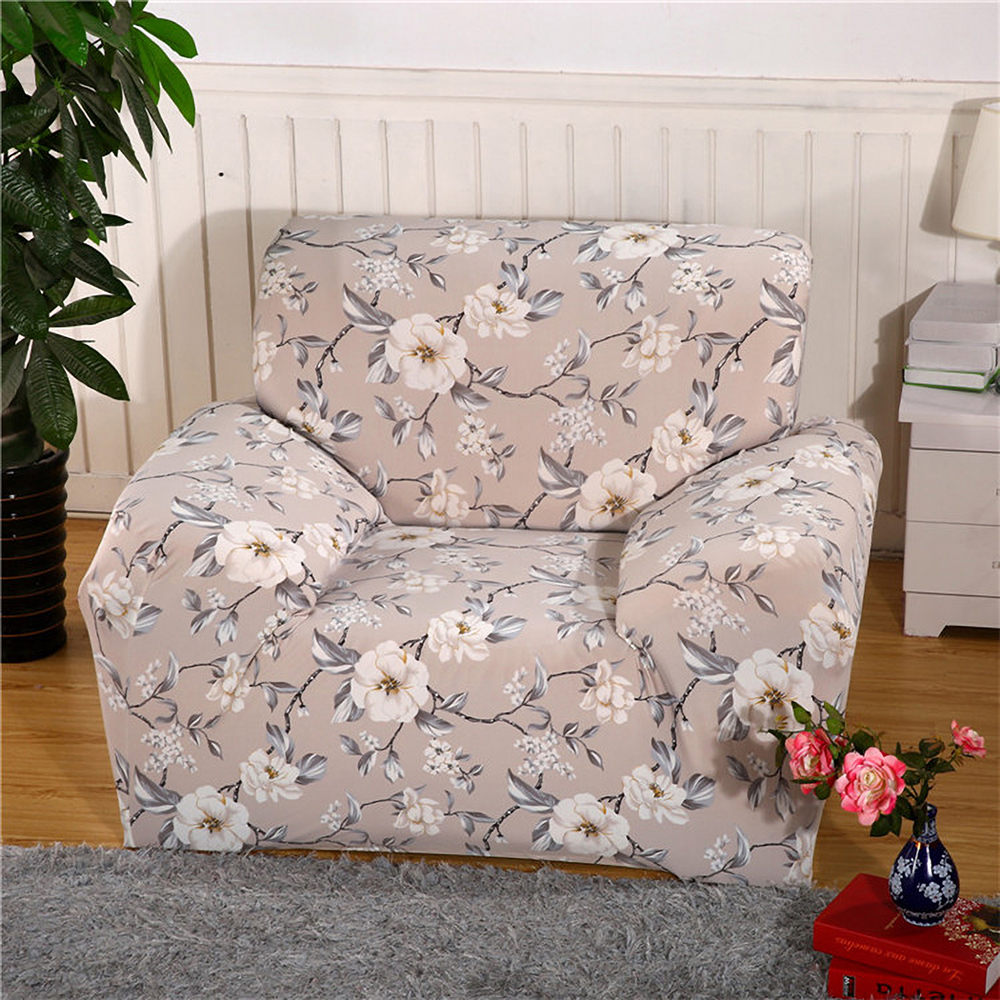 4 Seater Floral Elastic Sofa Covers Settee Stretch Couch ...