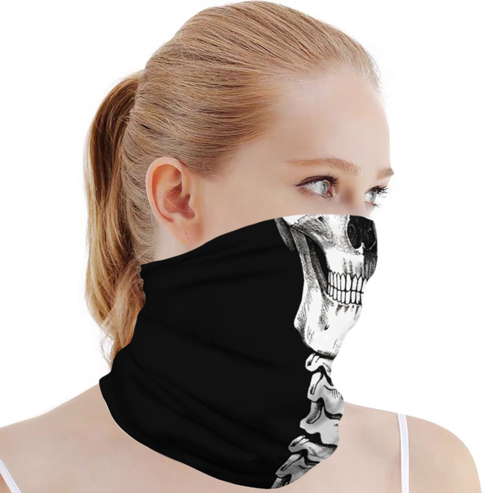 Download Multi Function Face Mask Halloween Party Wear Neck Gaiter Tube Scarf Balaclava | eBay