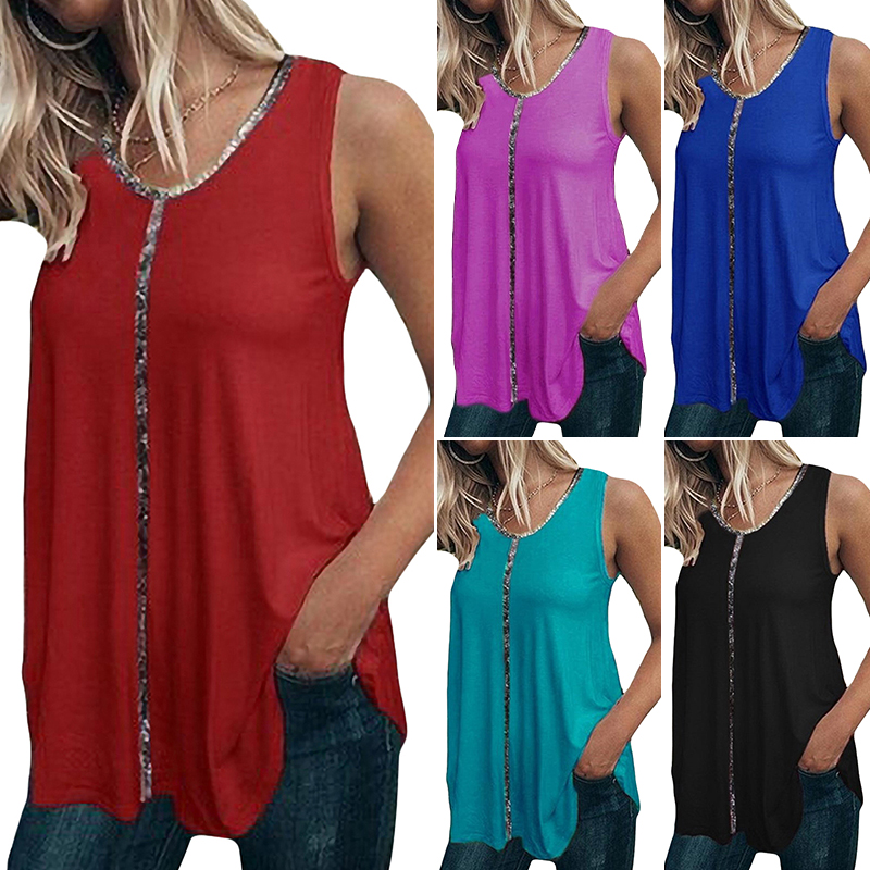 plus size womens vest tops