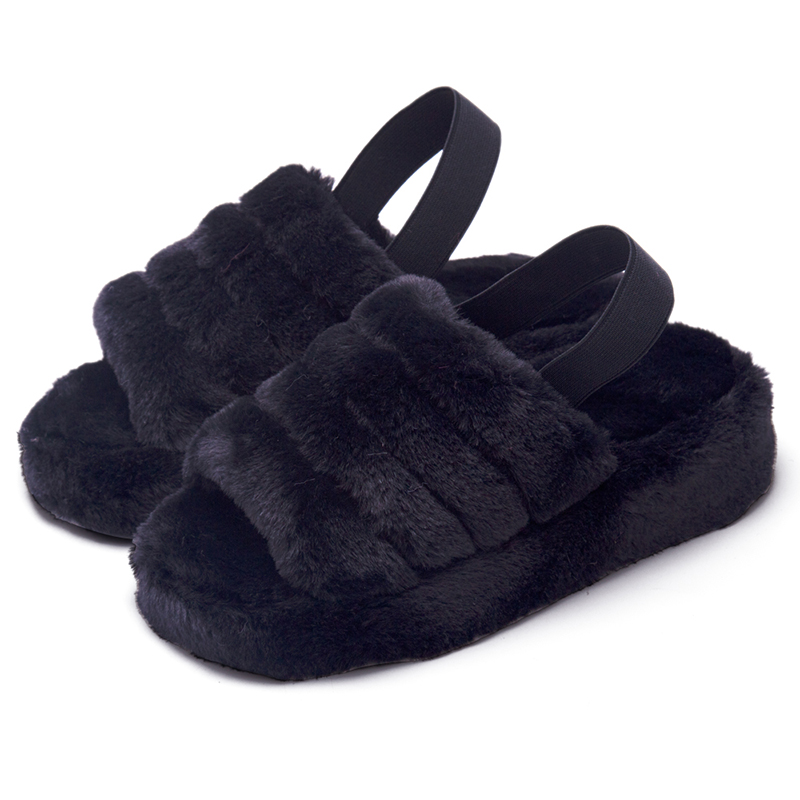 puma fuzzy slippers