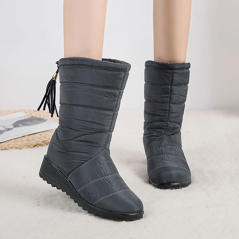 women's fleece lined snow boots