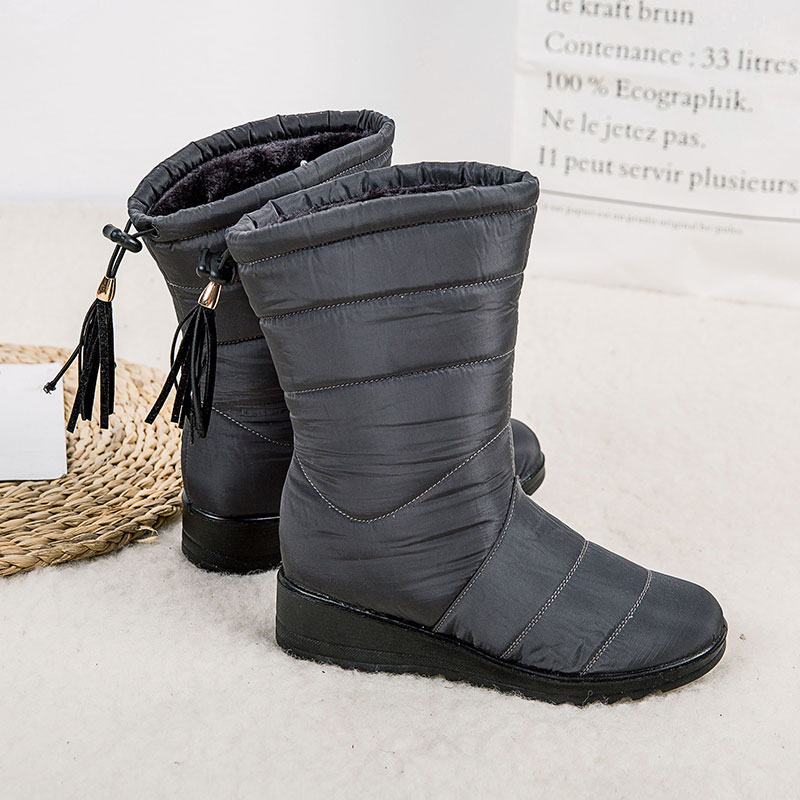 women's fleece lined snow boots