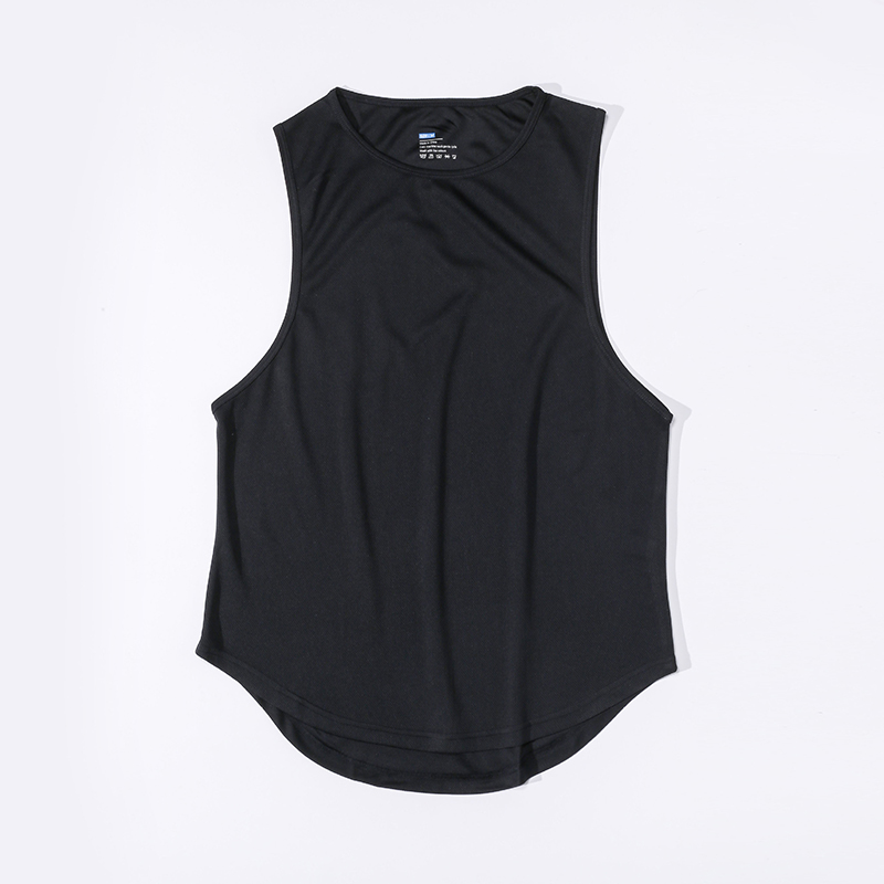 Mens Sleeveless Solid Sport Vest Tops Gym Fitness Bodybuilding Tank T Shirt  Tee