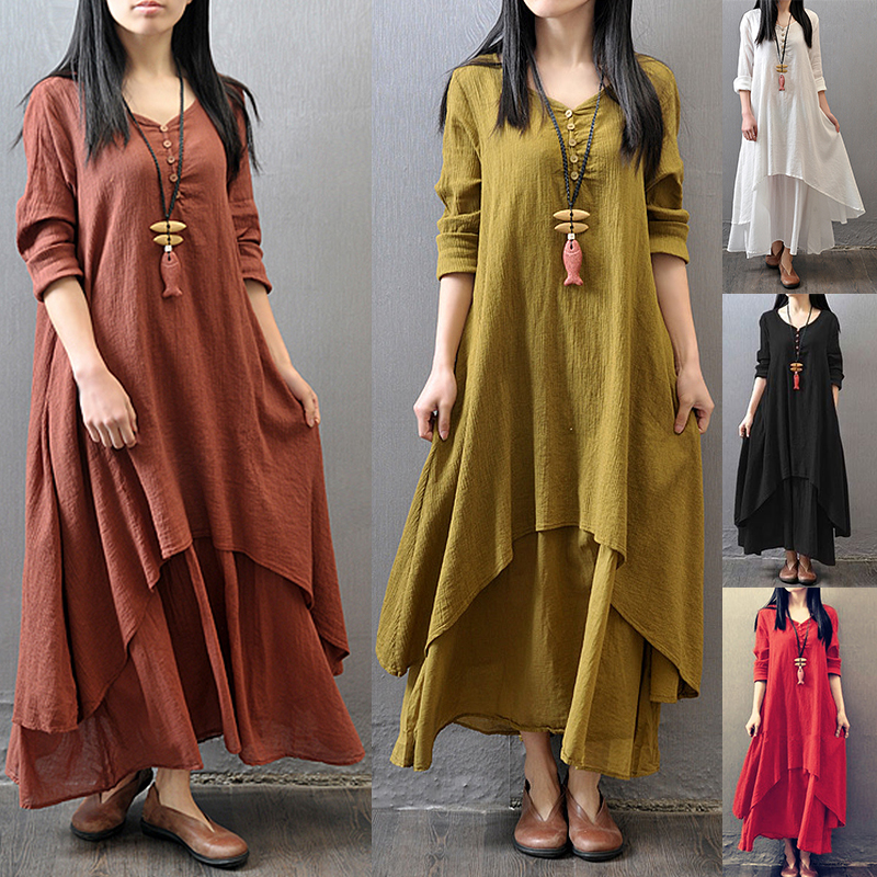 long sleeve beach kaftan