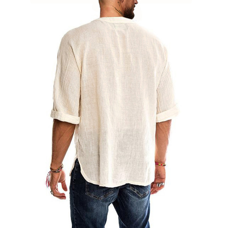 mens baggy summer shirts