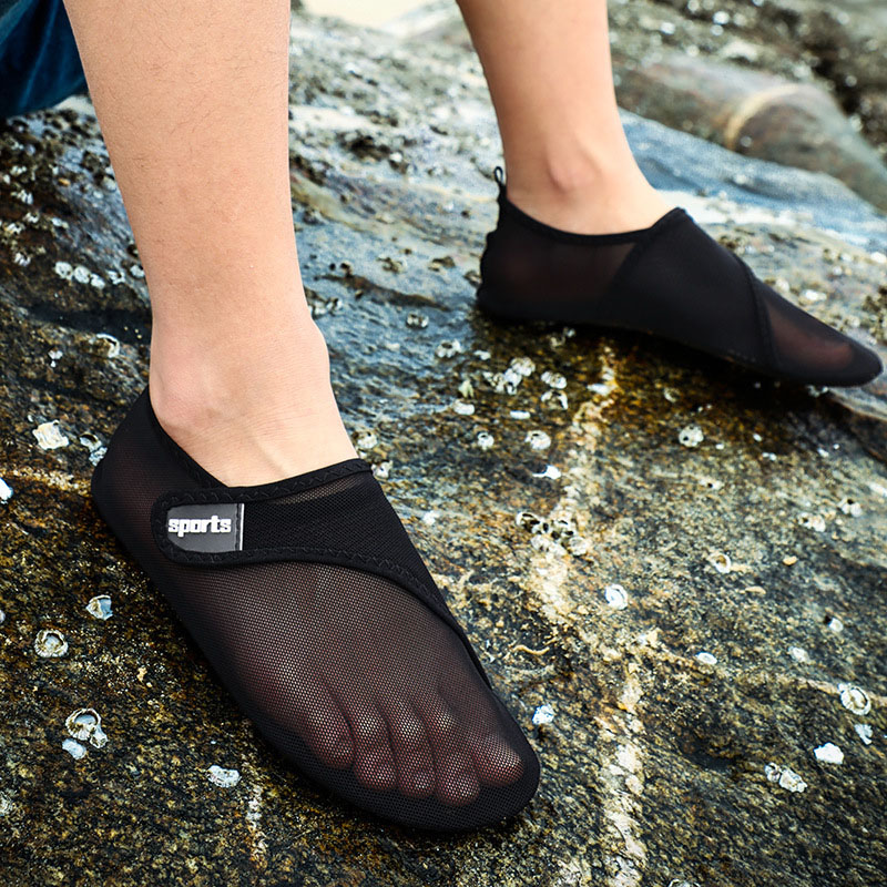 Mens Barefoot Water Skin Shoes Aqua Socks Beach Swim Slip On Surf Yoga Exercise