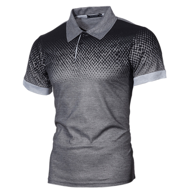 Chinese-Ai-Means-Love-1 Mens Casual Pique Polo T Shirt Slim Fit Adjustable Athletic Short-Sleeves