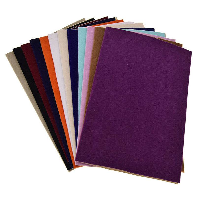 Diy Velvet Flocking Fabric Cloth Sewing Liner Jewelry Drawer