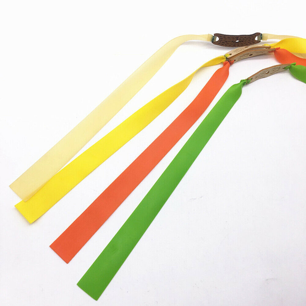 10pcs Rubber Catapult Latex Tape Flat Elastic Band Stretch Replacement