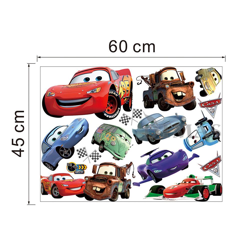 Large Disney CARS Wall Stickers Boys Lightning McQueen