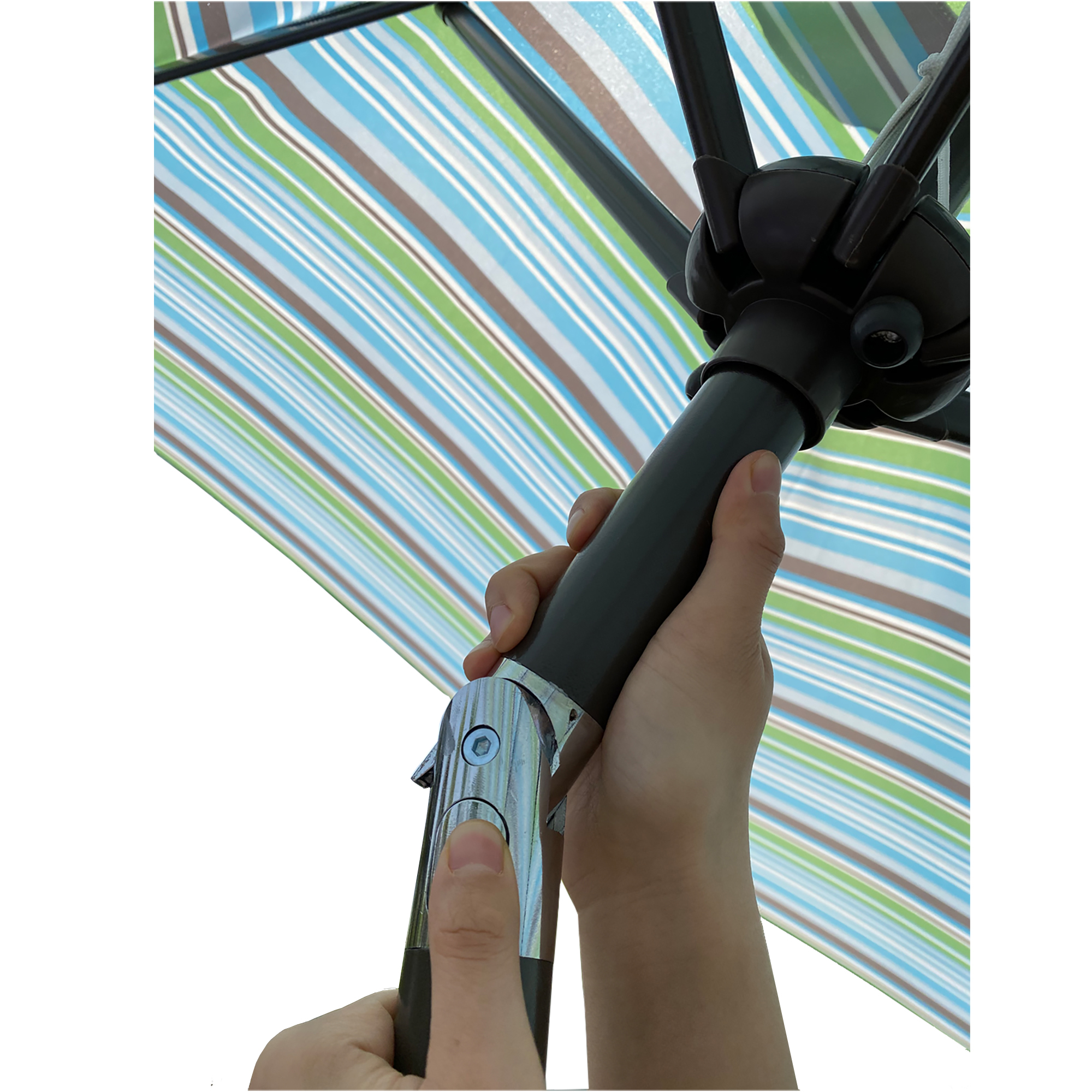 8.6FT Garden Patio Market Table Umbrella Parasol Outdoor Sun Canopy