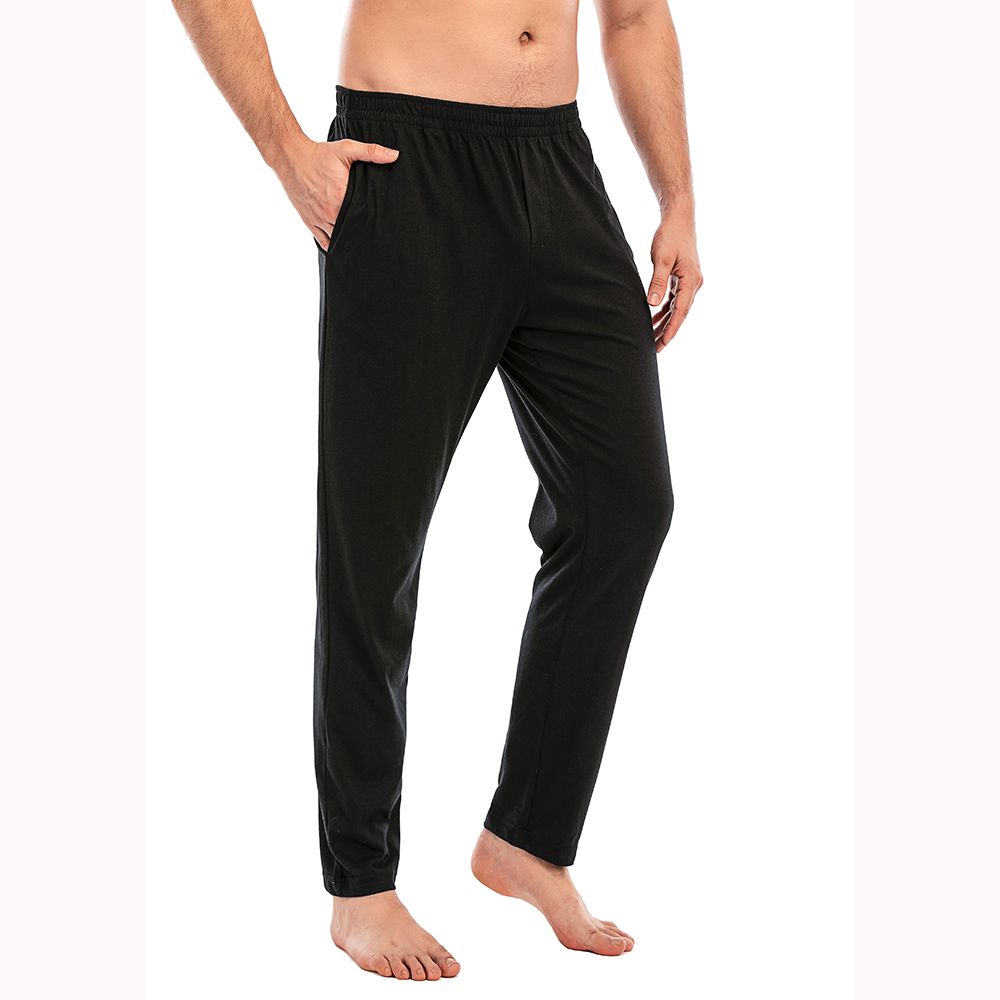  LAPASA Mens Soft Knit Pajama Sets Comfy Sleepwear Loungewear  Solid PJ Top Long Sleeve Bottoms Pants
