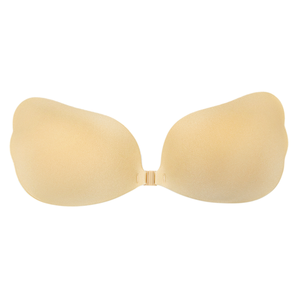 Women Invisible Strapless Silicone Bras Backless Self-Adhesive NuBras ...