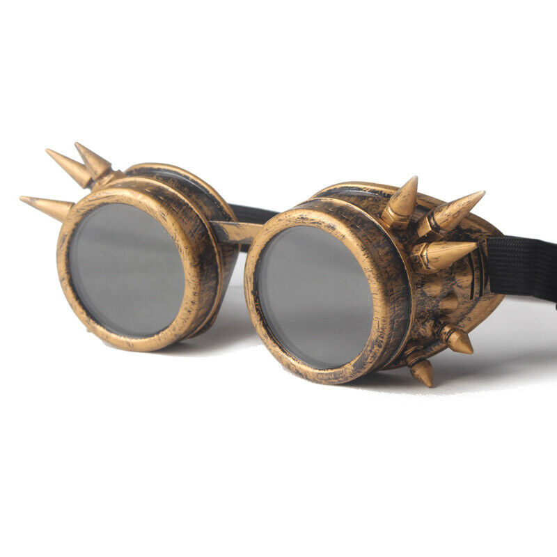 Vintage Steampunk Goggles Kaleidoscope Sunglasses Gothic Retro Cosplay Party NFS - Picture 19 of 52