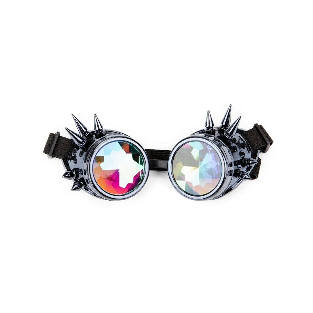 Vintage Steampunk Goggles Kaleidoscope Sunglasses Gothic Retro Cosplay Party NFS - Picture 47 of 52