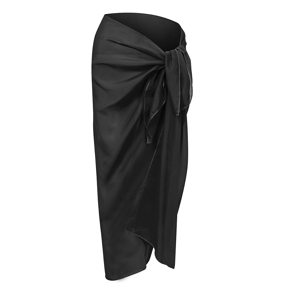 2022 Women Chiffon Swimwear Pareo Scarf Bikini Cover-Ups Sarong Beach Sexy Skirt - Picture 20 of 23