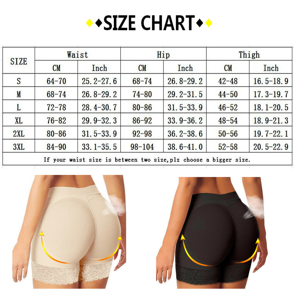 Women Buttock Padded Panties Underwear Hip Enhancer Ladies Shaper Butt Lifter - Picture 24 of 26
