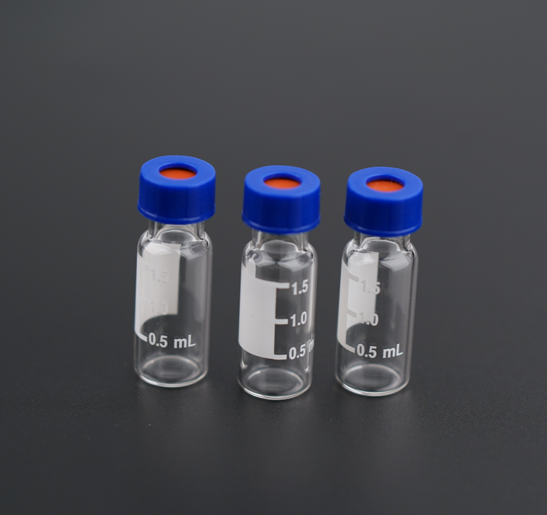 Glass Bottle HPLC GC 2ml 9mm 100pcs (Vials+cap) Fit Agilent,Shimadzu