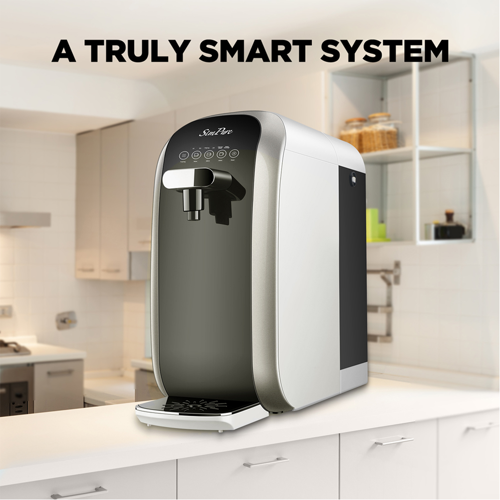 Countertop Self Cleaning Bottleless Cooler Dispenser Hot & Cold Water