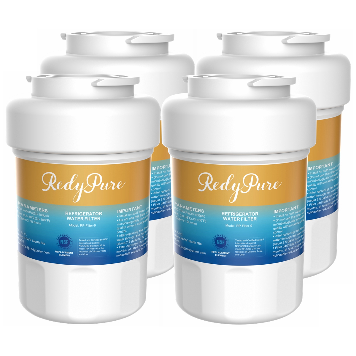 18 PACK FIT for GE MWF EFF6013A HDX FMG1 RWF0600A Refrigerator Water