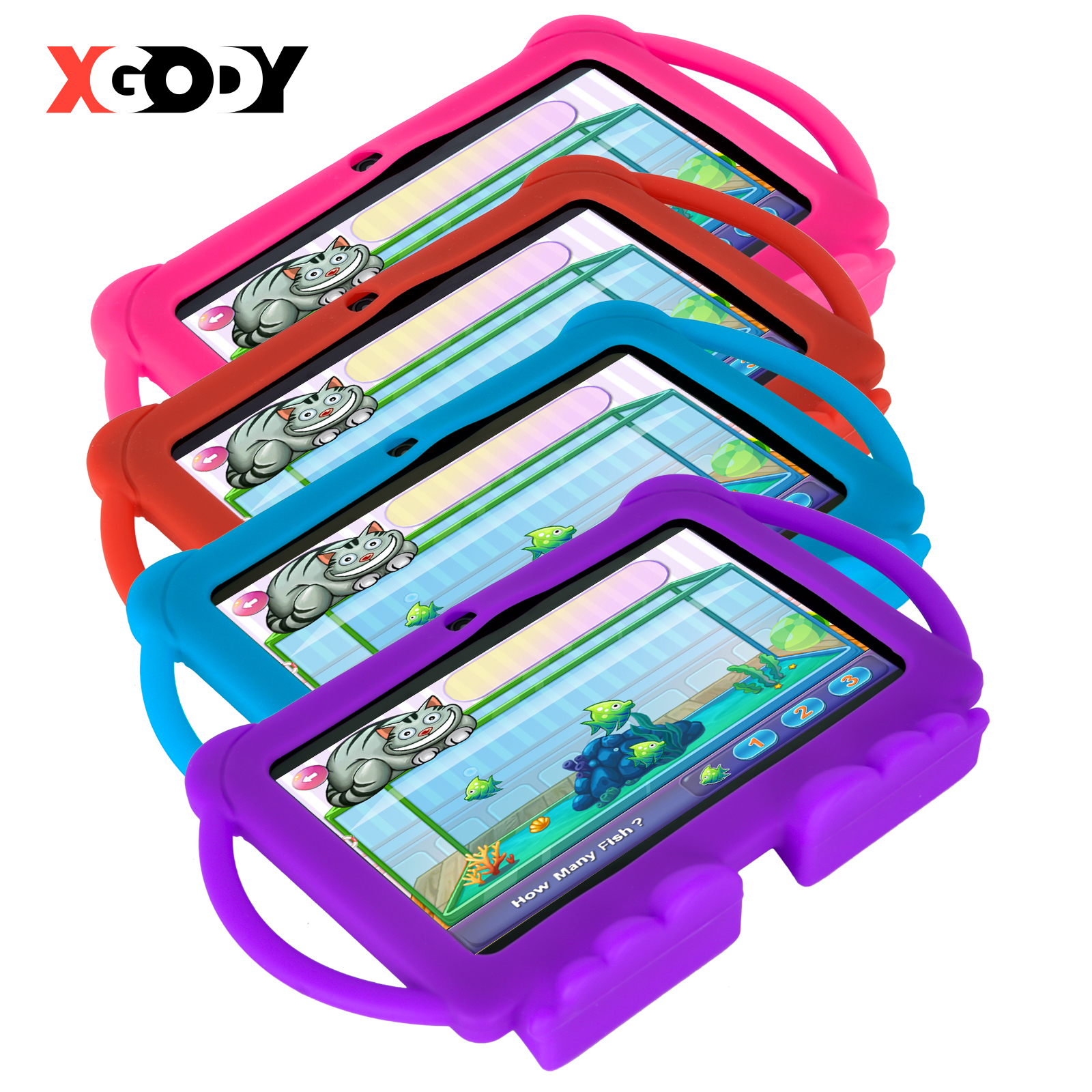 XGODY 2021 Android 8.1 7" 16GB Quad Core Kids Children Table