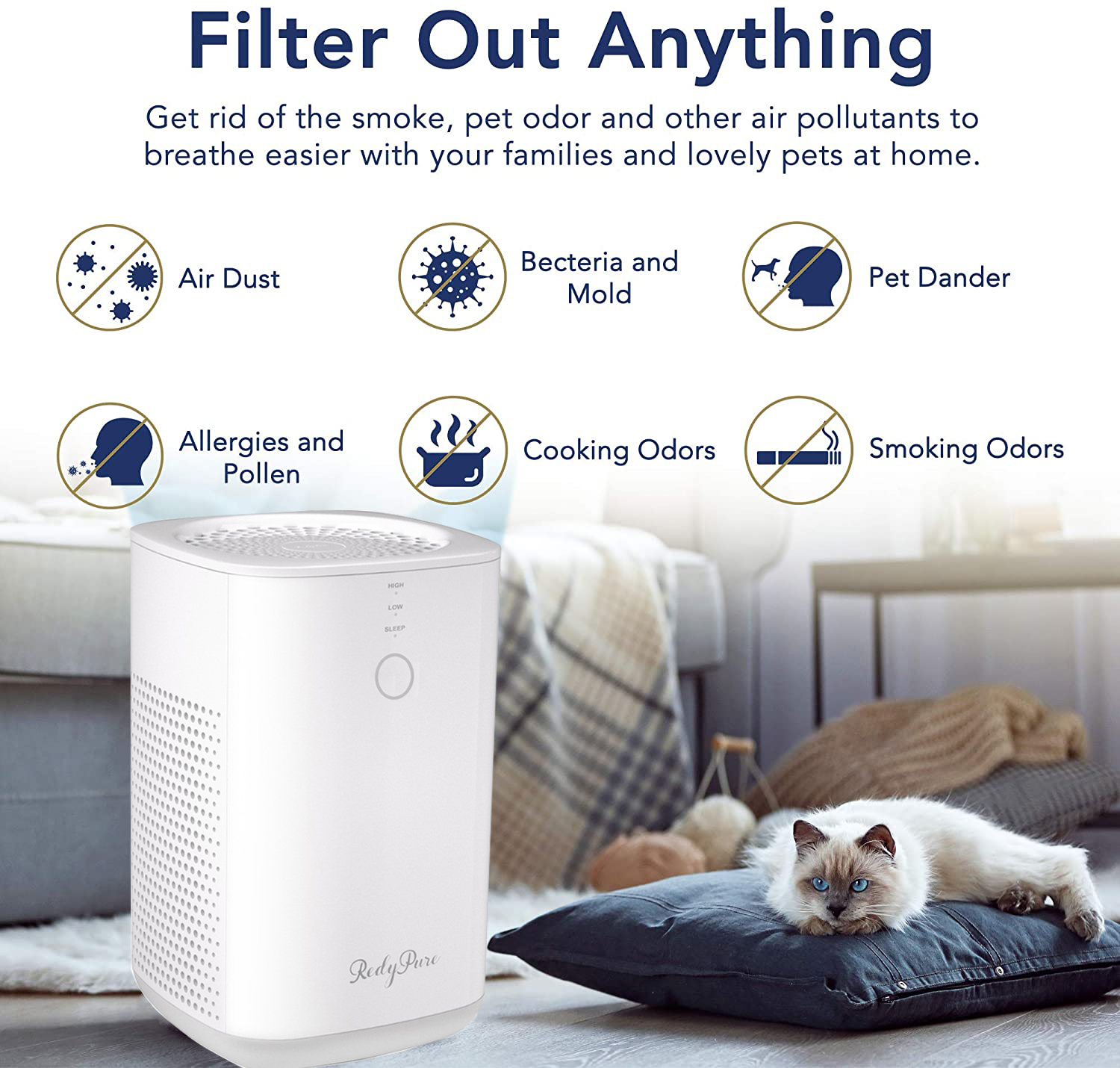 hepa filter for cat allergies